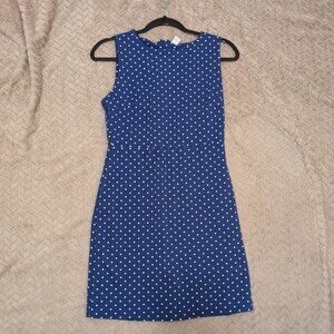 Old Navy blue polka dot dress